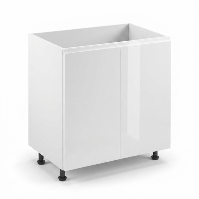 Armoire mobile brillante sous cuisine