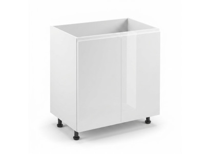 Armoire mobile brillante sous cuisine
