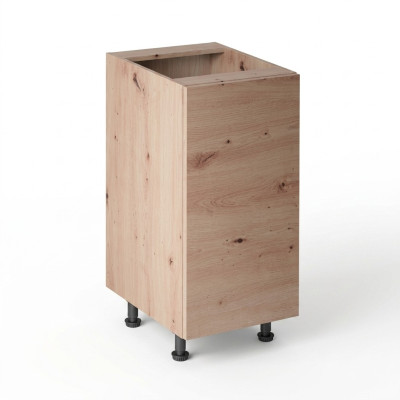 Armoire de cuisine mobile beige clair