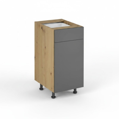 Table de cuisine mobile avec tiroirs et étagères