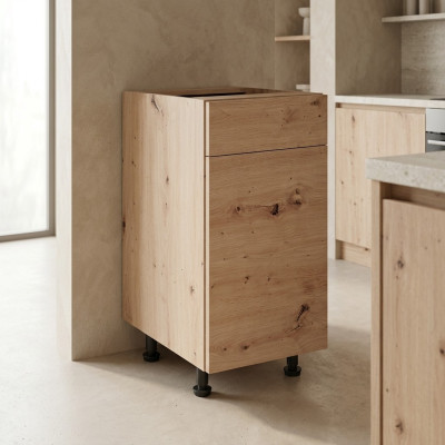 Meuble de cuisine avec portes et étagères