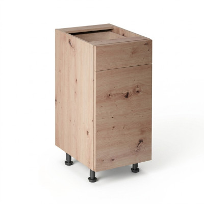 Meuble de cuisine avec portes et étagères