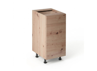 Meuble de cuisine avec portes et étagères