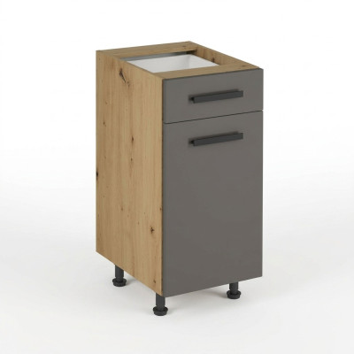 Armoire de cuisine avec tiroirs et étagères