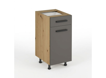 Armoire de cuisine avec tiroirs et étagères