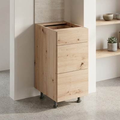 Robinet de cuisine mobile avec tiroirs