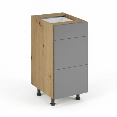 Armoire de cuisine avec 3 tiroirs