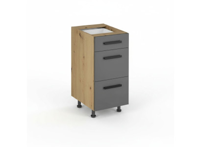 Armoire extensible avec tiroirs, meuble de cuisine