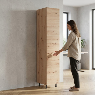 Armoire haute avec étagères Grande armoire de cuisine