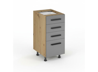 Armoire de cuisine indépendante avec tiroirs