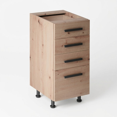 Armoire de cuisine Mukava avec tiroirs