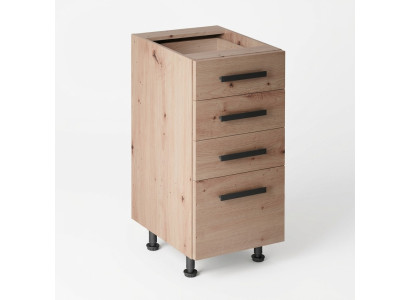 Armoire de cuisine Mukava avec tiroirs