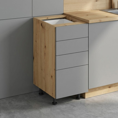 Armoire de cuisine avec tiroirs