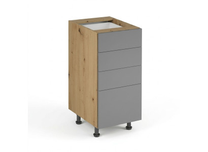 Armoire de cuisine avec tiroirs