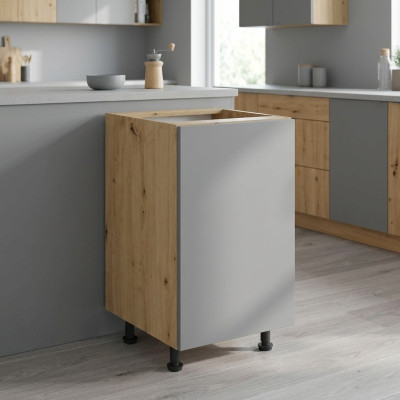 Table de cuisine mobile avec plateau central