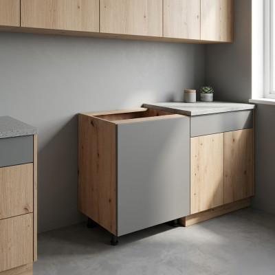 Élément de base modulaire pour meubles de cuisine
