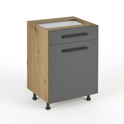 Table mobile polyvalent avec tiroir et étagères