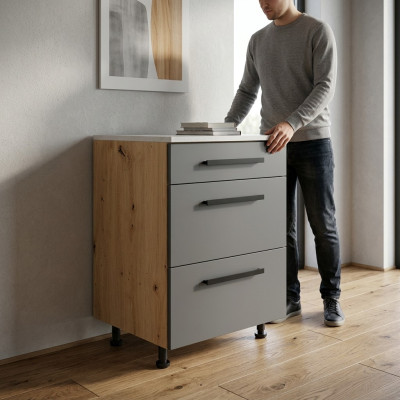 Komero avec 3 tiroirs pour la cuisine