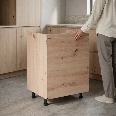 Armoire mobile sous la cuisine