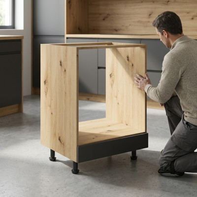 Cuisine mobile avec boîte multifonction