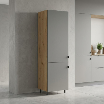 Armoire mobile sous réfrigérateur encastré