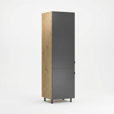 Armoire mobile sous réfrigérateur encastré