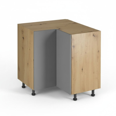 Meuble de cuisine mobile en coin