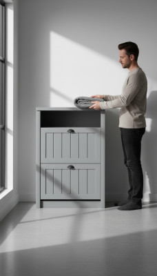 Armoire à chaussures avec portes ouvrantes