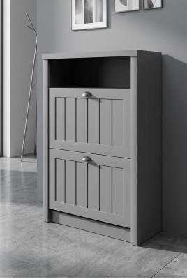 Armoire à chaussures avec portes ouvrantes