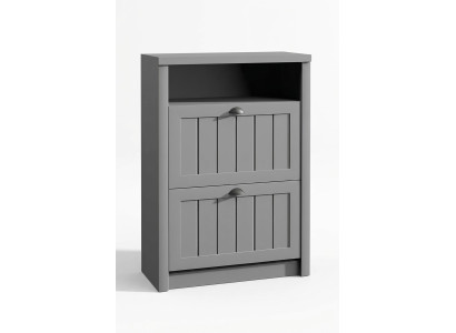 Armoire à chaussures avec portes ouvrantes
