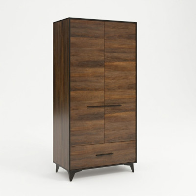 Armoire avec porte-manteau et tiroir