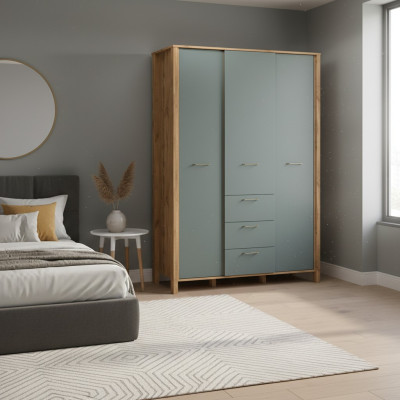 Armoire indépendante avec crochets et tiroirs