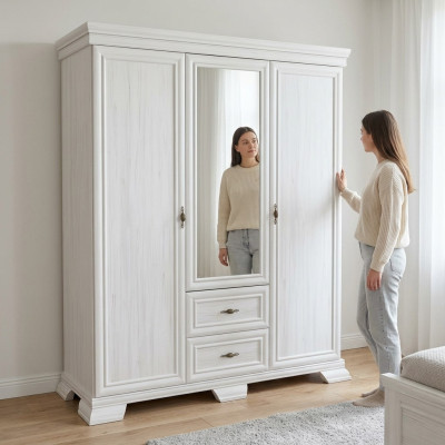 Armoire Kangaskaappi avec crochets et tiroirs