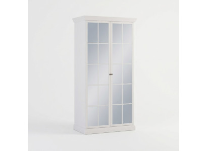 Armoire Peili, armoire avec deux portes miroir