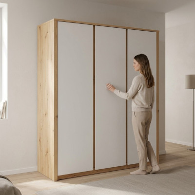 Armoire textile moderne avec deux cintres