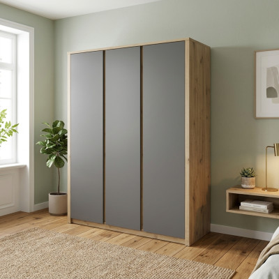 Armoire en tissu avec deux cintres
