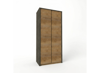 Armoire en tissu avec porte-manteau