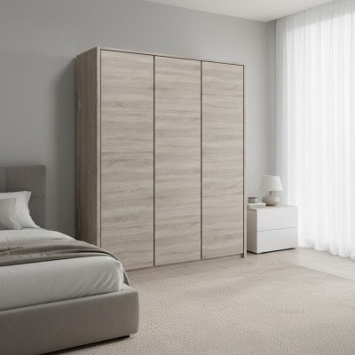 Armoire de chambre à coucher, polyvalente, en bois