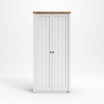 Armoire en tissu avec tringle