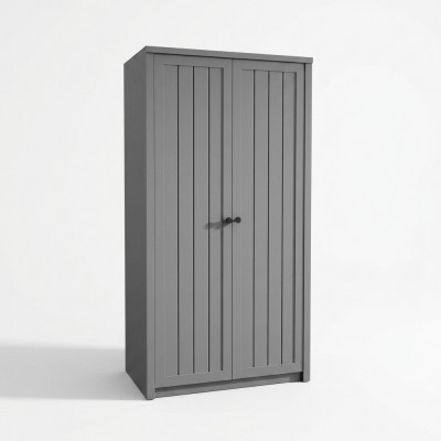 Armoire en tissu avec porte-manteau