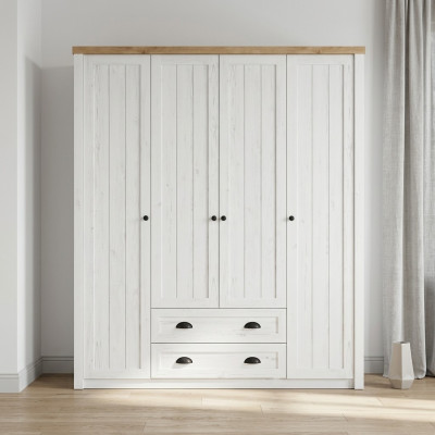 Armoire Kangaskaappi avec tiroirs et porte-vêtements