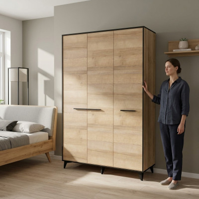 Armoire multifonction avec porte-vêtements