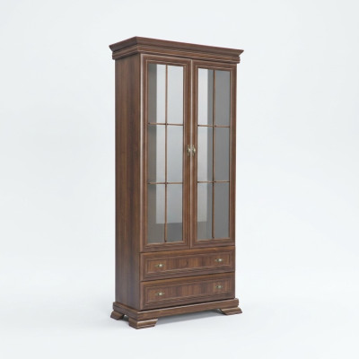 Armoire vitrine Vanha avec tiroirs