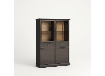 Buffet vitrine avec 2 tiroirs