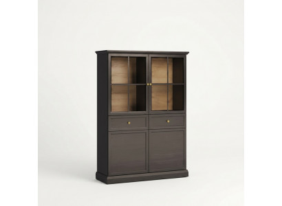 Buffet vitrine avec 2 tiroirs