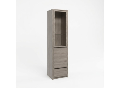 Vitrine moderne élégante grise