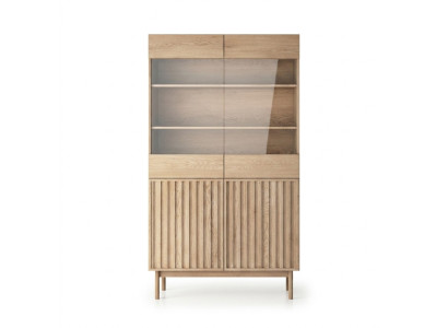 Vitrine Puinen avec portes en verre