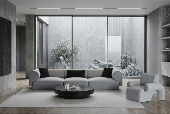 Canapé moderne pour une décoration chaleureuse