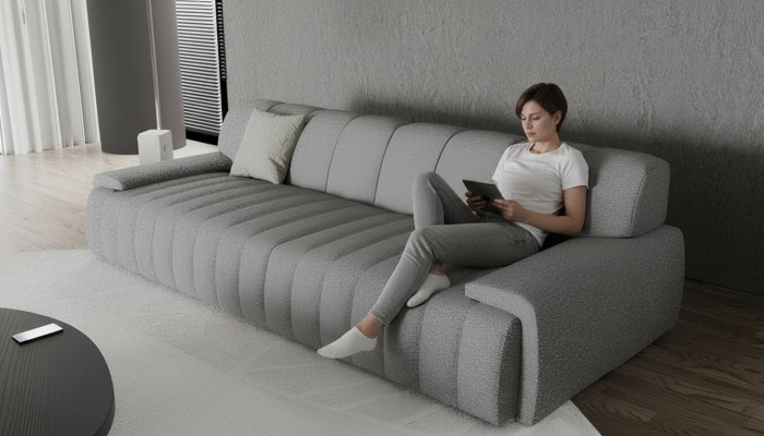 Canapé moderne et élégant, confort dans chaque détail