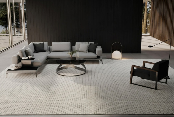 Canapé d'angle avec fauteuil et fonctionnalité - dans les détails